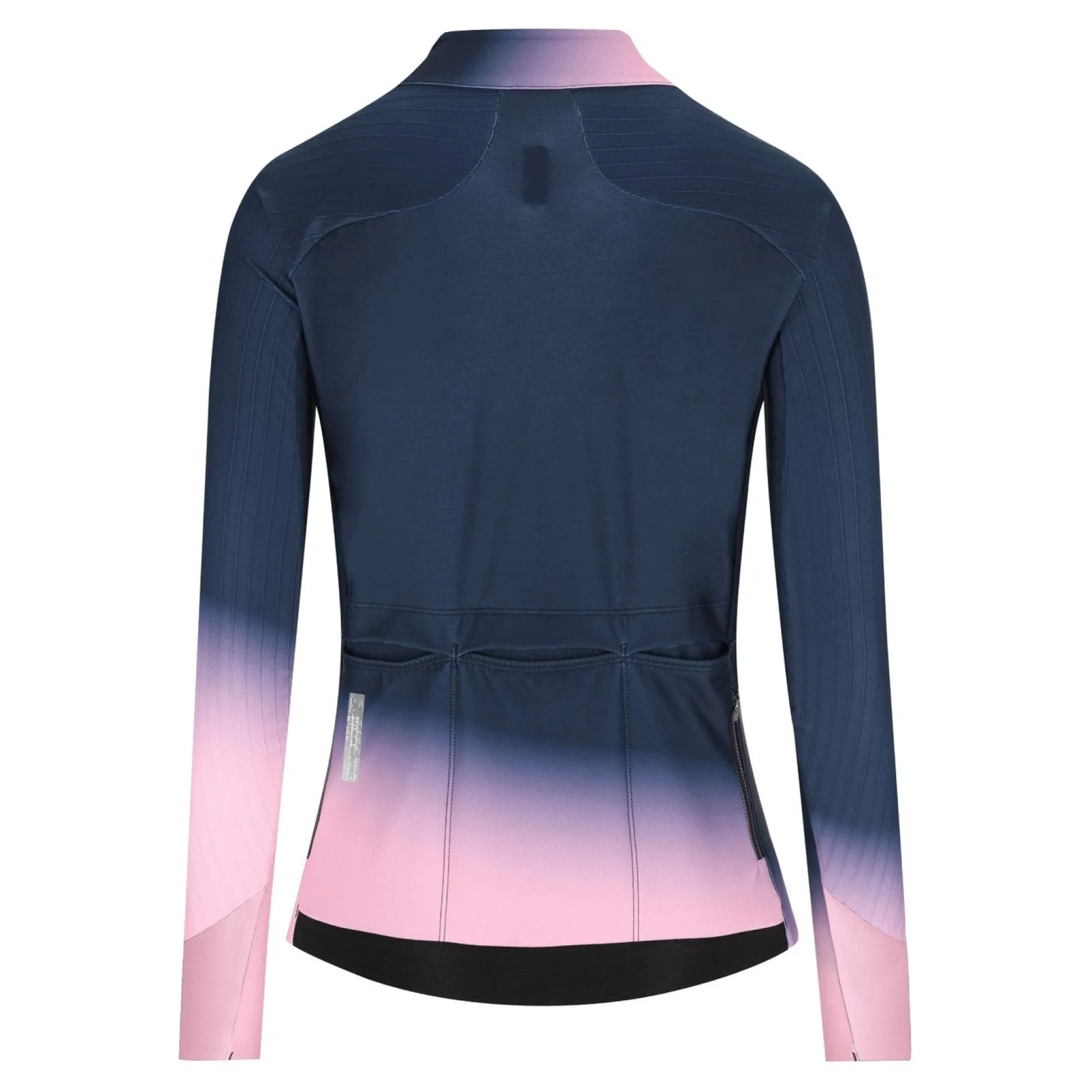 Maglia donna maniche lunghe Q36.5 Gregarius Hybrid Collar Fade - Blu
