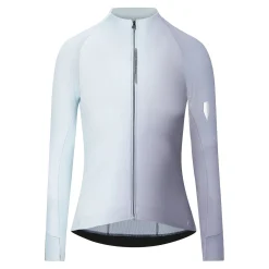 Maglia donna maniche lunghe Q36.5 Gregarius Hybrid Big Fade - Blu