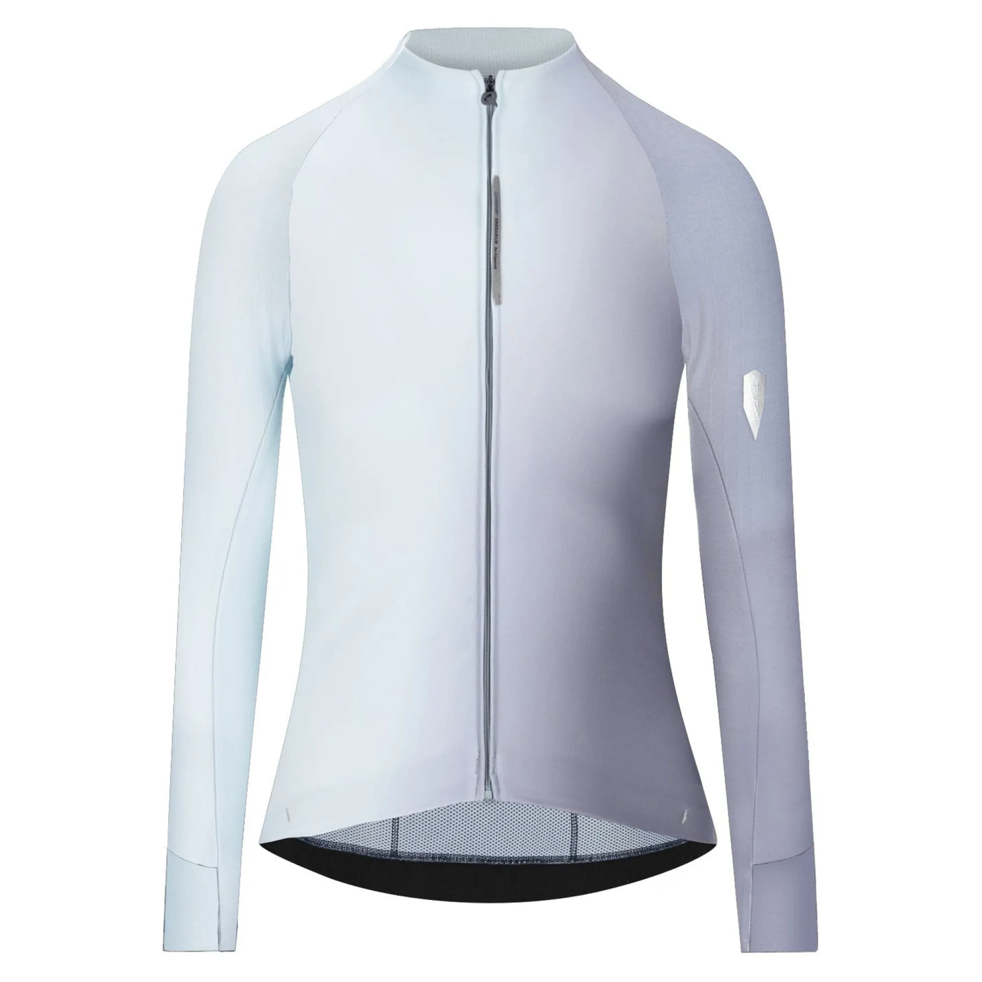 Maglia donna maniche lunghe Q36.5 Gregarius Hybrid Big Fade - Blu