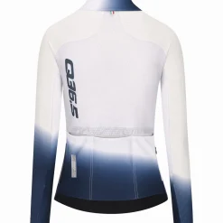 Maglia donna maniche lunghe Q36.5 Gregarius Hybrid Light Collar Fade - Bianco