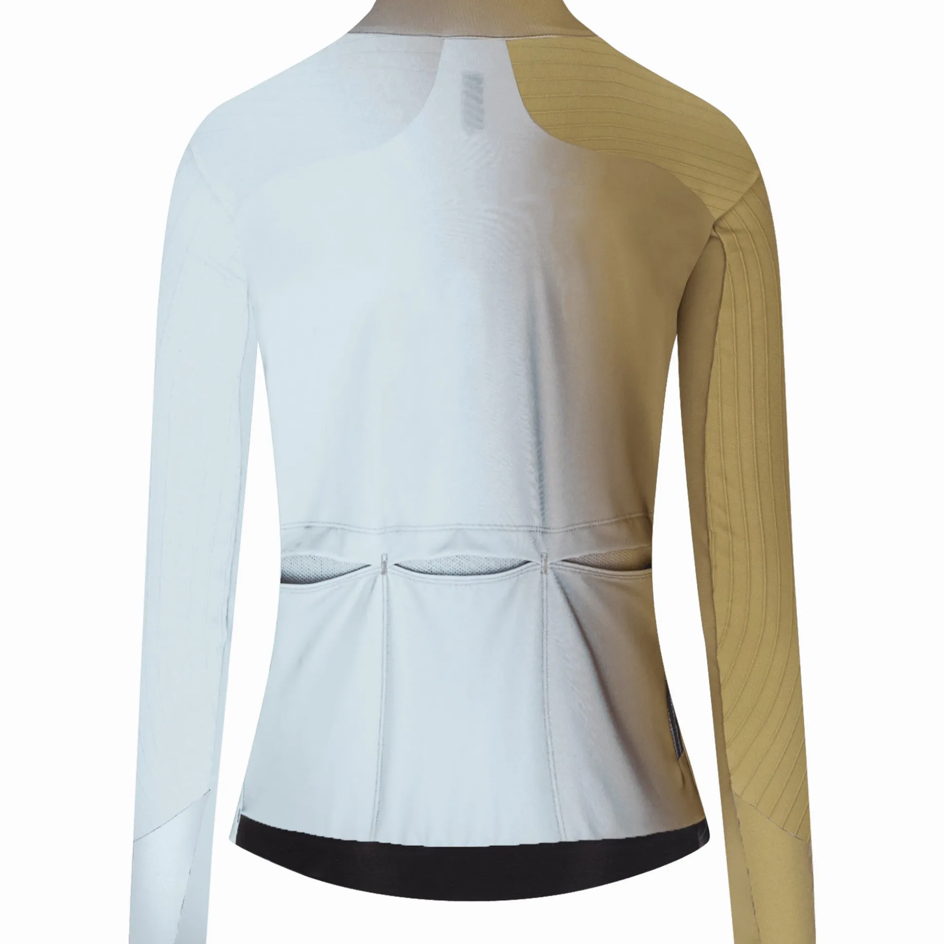 Maglia donna maniche lunghe Q36.5 Gregarius Hybrid Big Fade - Verde