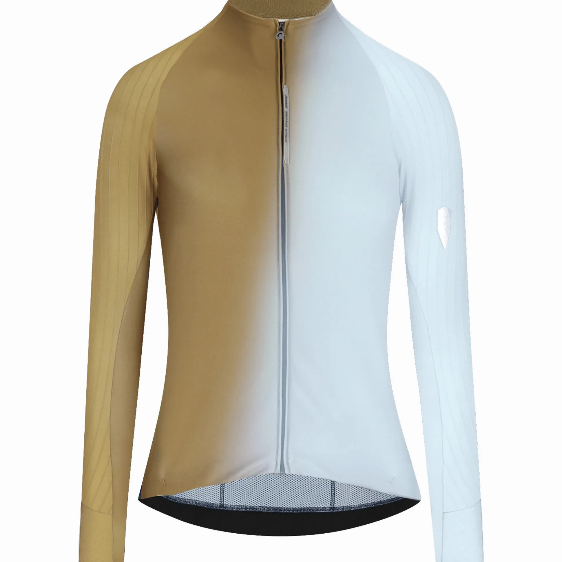 Maglia donna maniche lunghe Q36.5 Gregarius Hybrid Big Fade - Verde