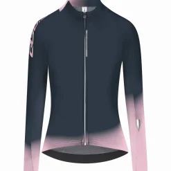 Maglia donna maniche lunghe Q36.5 Gregarius Hybrid Light Collar Fade - Blu