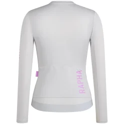 Maglia donna maniche lunghe Rapha Pro Team Lightweight 3 - Grigio chiaro