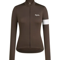 Maglia donna maniche lunghe Rapha Core - Marrone