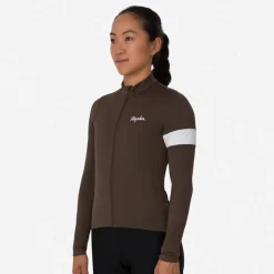 Maglia donna maniche lunghe Rapha Core - Marrone