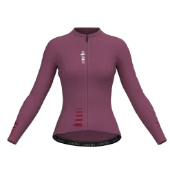 Maglia donna maniche lunghe Rh+ Aries - Bordeaux