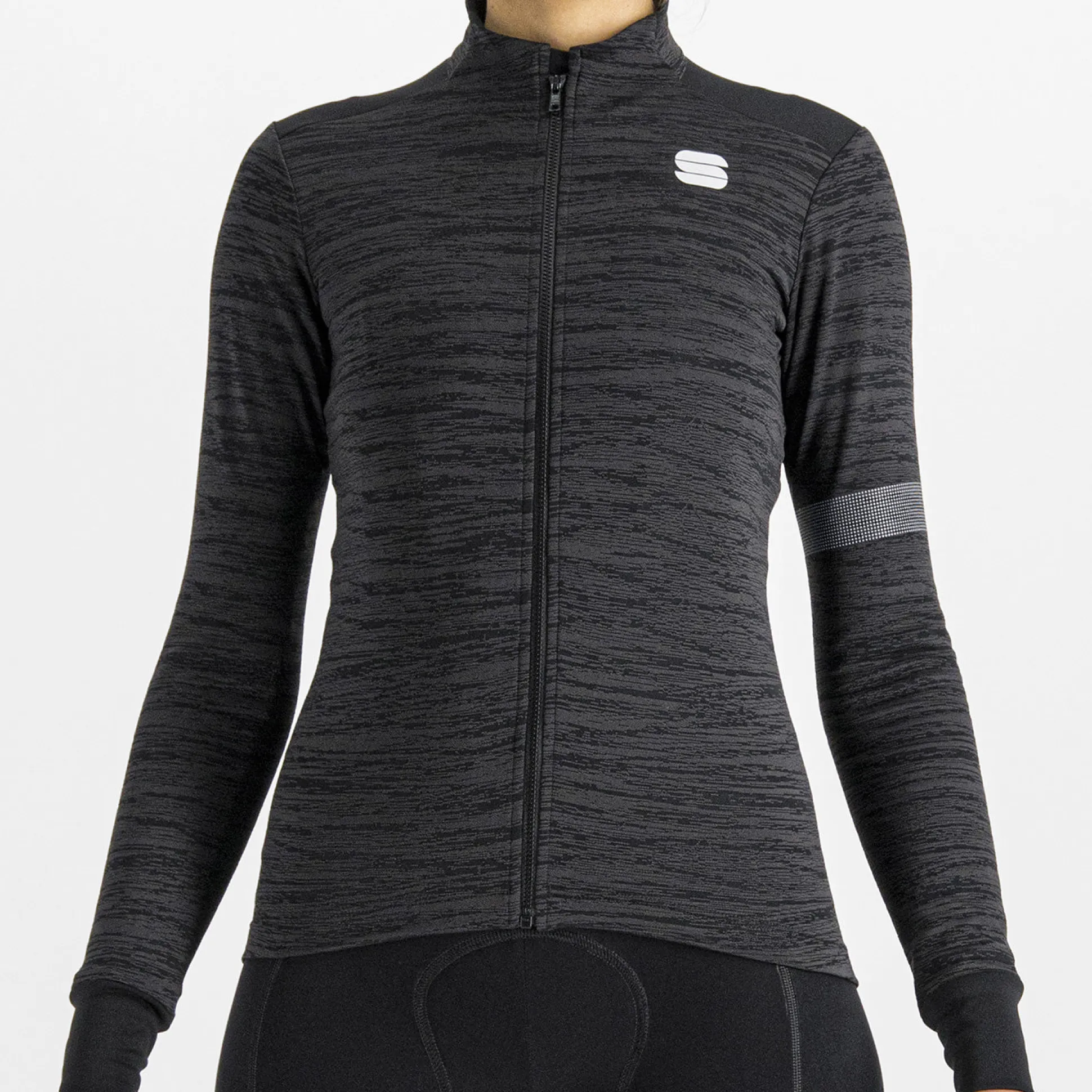 Maglia donna maniche lunghe Sportful Supergiara Thermal - Nero