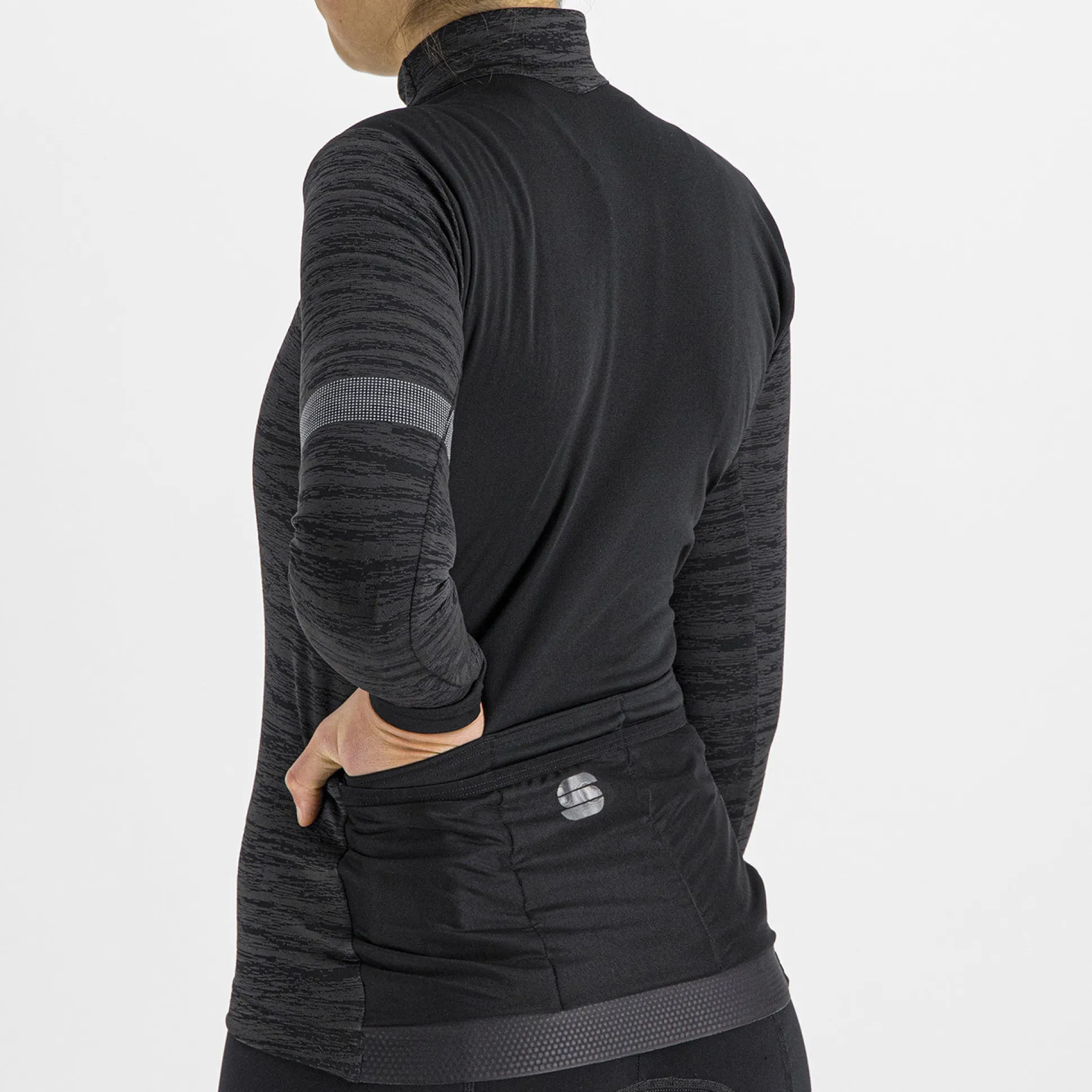 Maglia donna maniche lunghe Sportful Supergiara Thermal - Nero