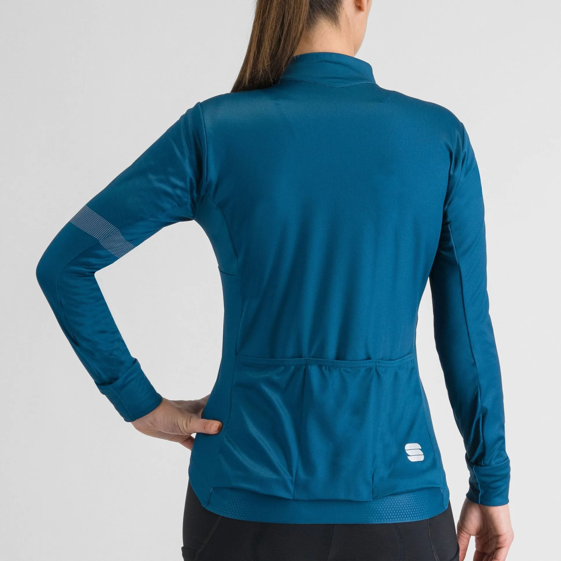 Maglia donna maniche lunghe Sportful Supergiara - Blu
