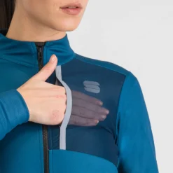 Maglia donna maniche lunghe Sportful Supergiara - Blu