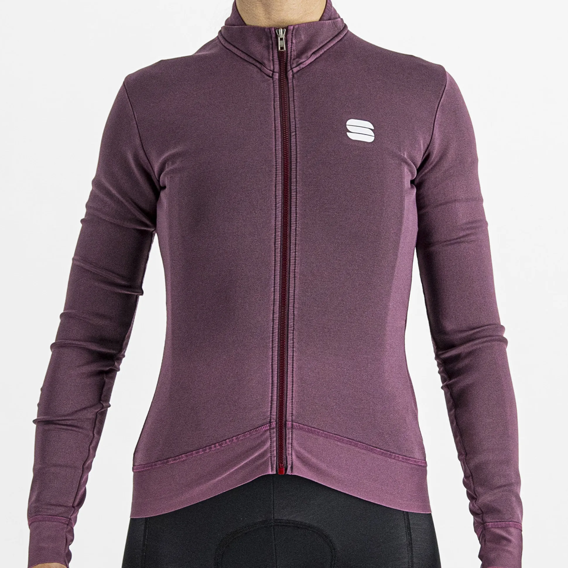 Maglia donna maniche lunghe Sportful Monocrom - Viola
