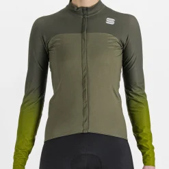 Maglia donna maniche lunghe Sportful Bodyfit Pro Thermal - Verde