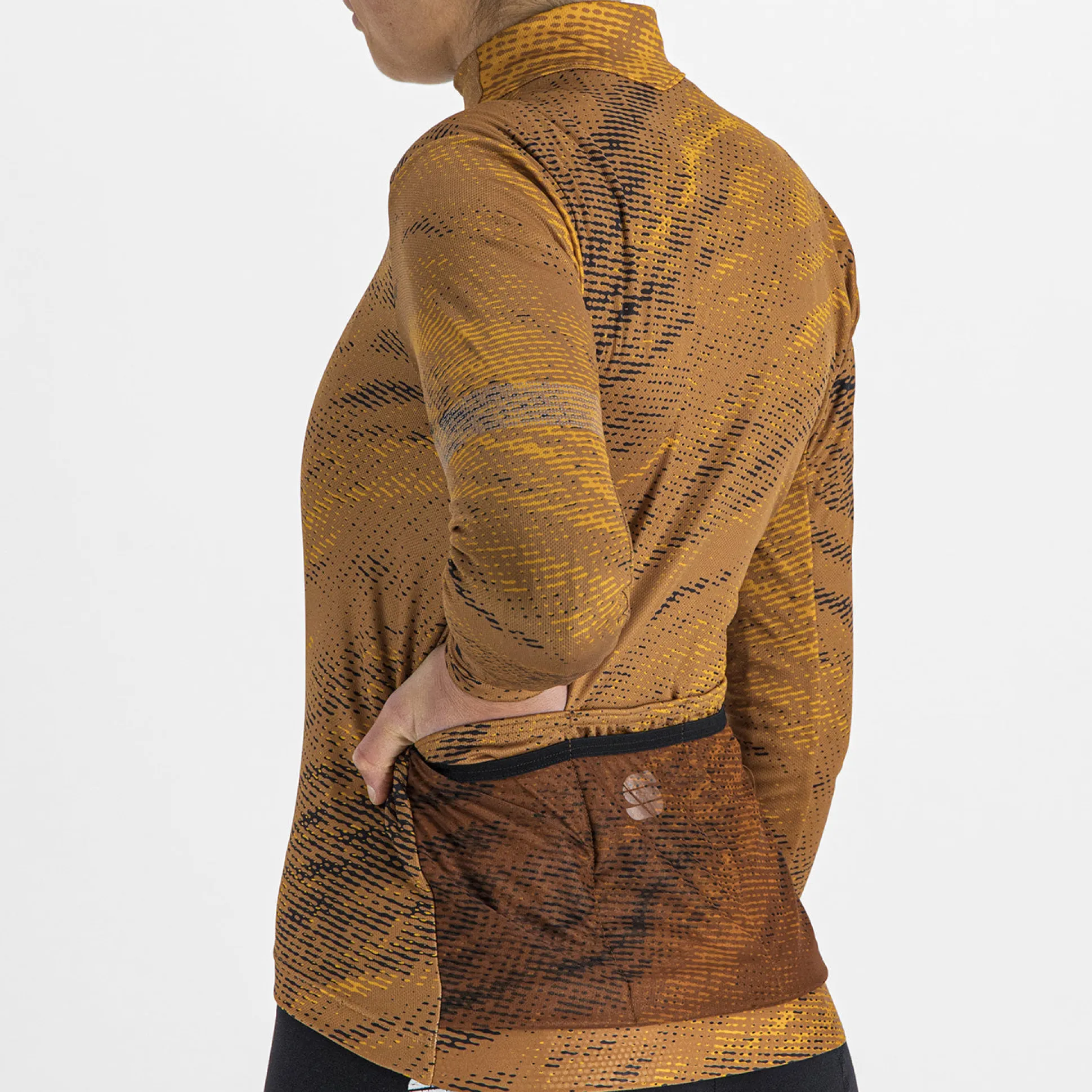 Maglia donna maniche lunghe Sportful Cliff Supergiara - Oro