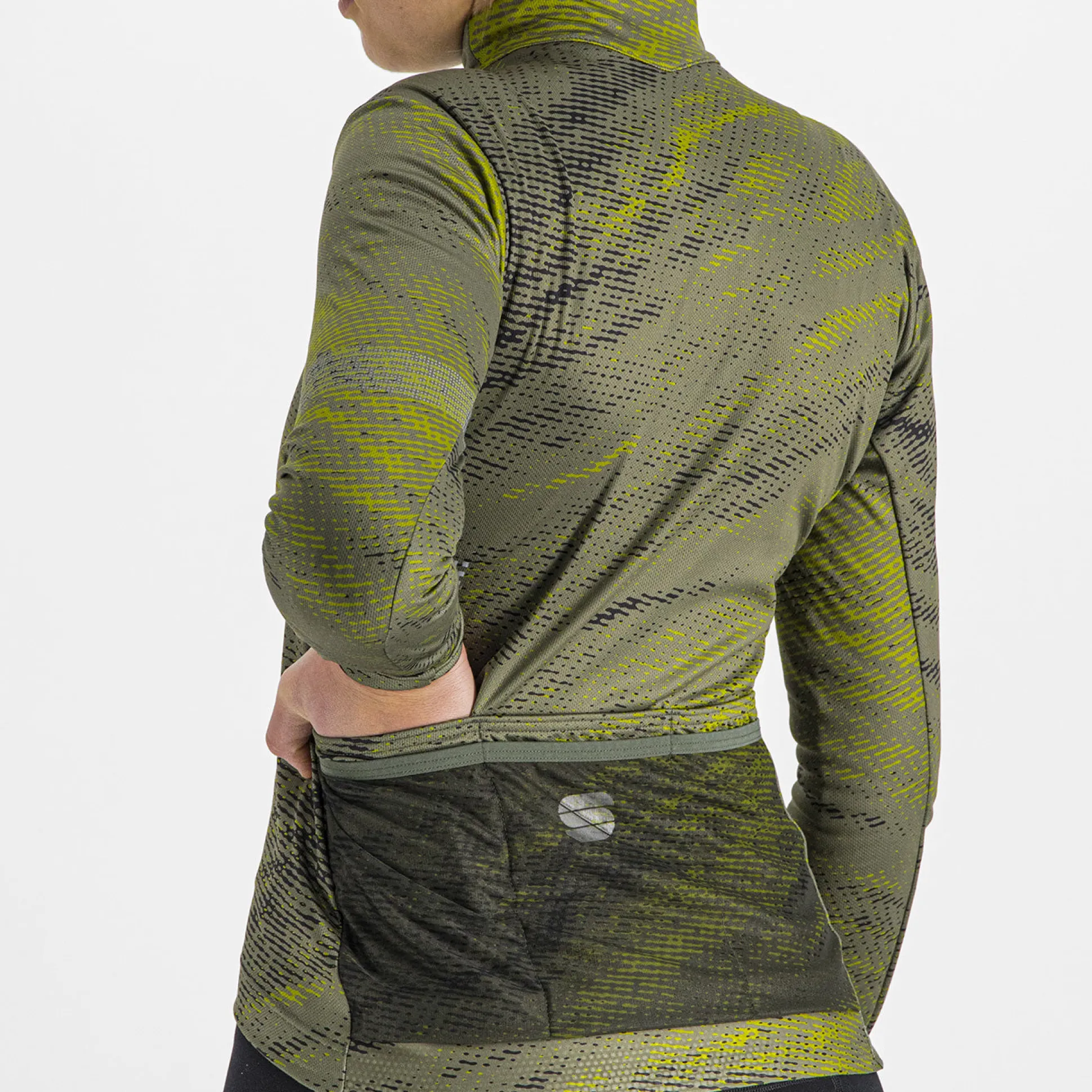 Maglia donna maniche lunghe Sportful Cliff Supergiara - Verde