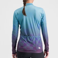 Maglia donna maniche lunghe Sportful Rocket - Azzurro