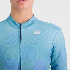 Maglia donna maniche lunghe Sportful Rocket - Azzurro