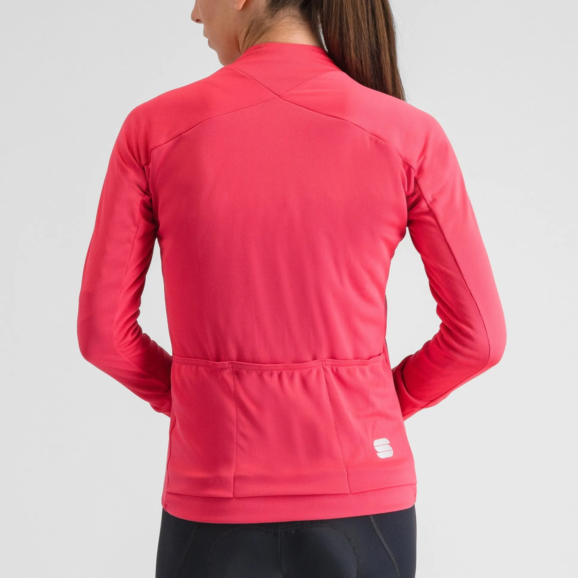 Maglia donna maniche lunghe Sportful Matchy - Rosa scuro