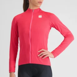 Maglia donna maniche lunghe Sportful Matchy - Rosa scuro