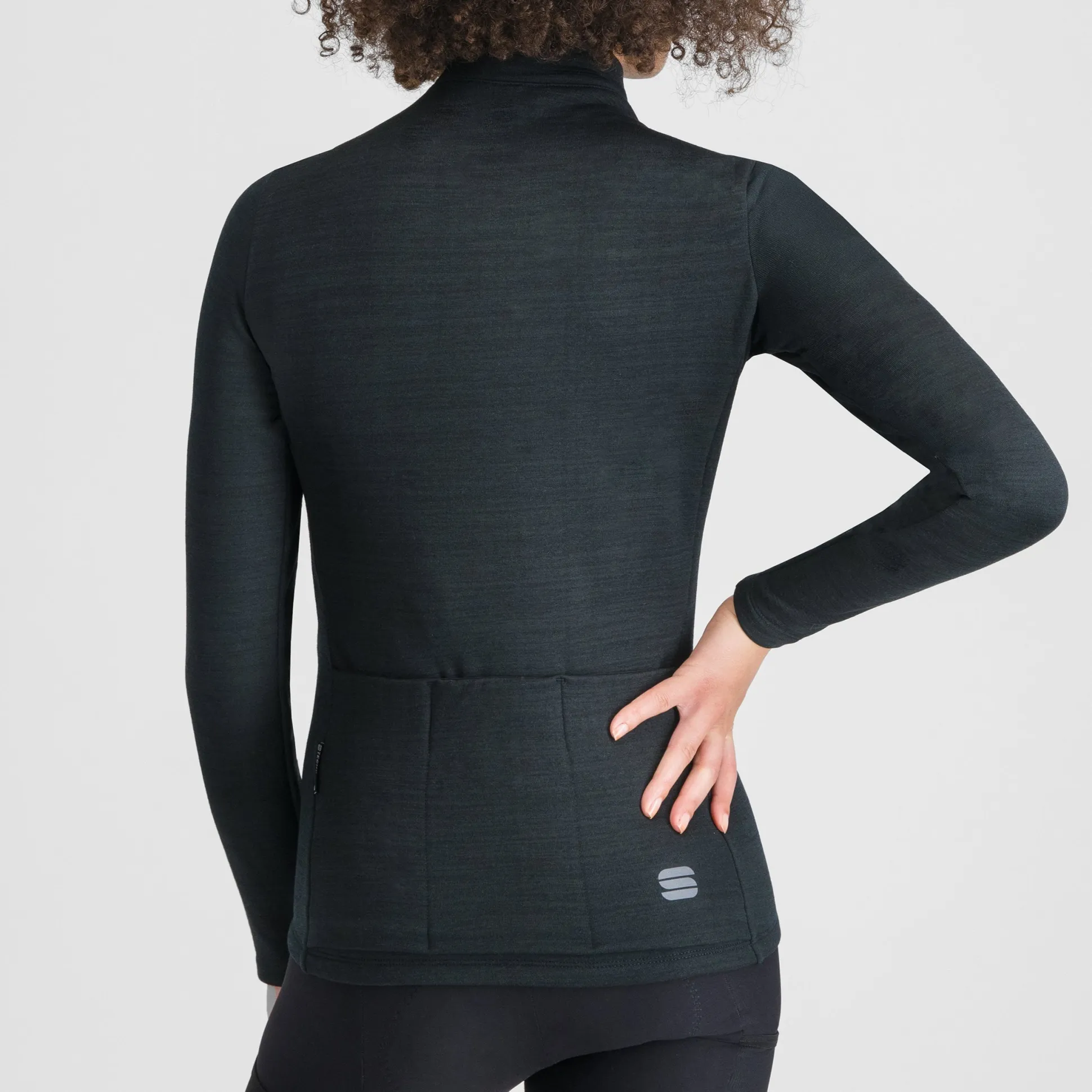 Maglia donna maniche lunghe Sportful Supergiara Wool - Nero