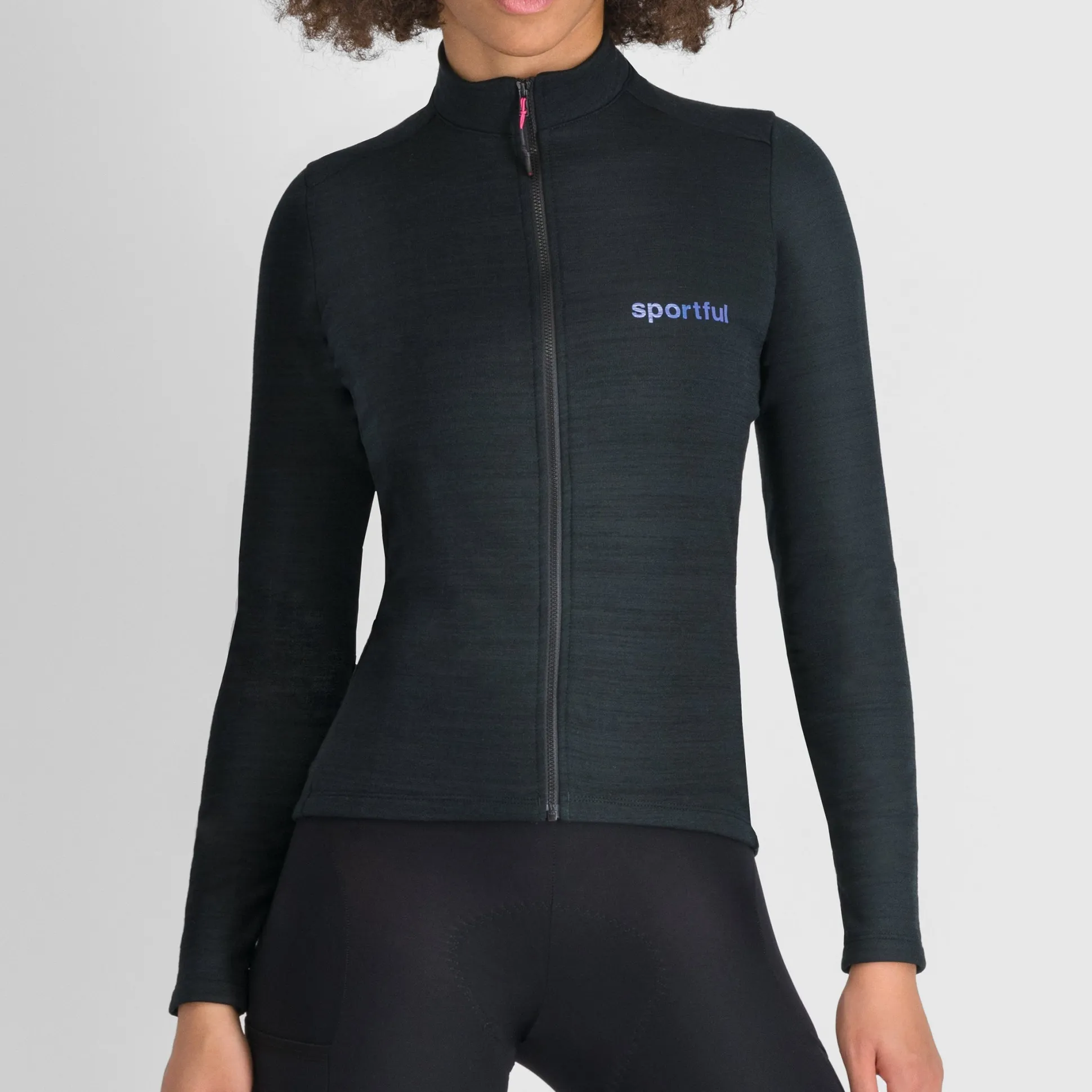Maglia donna maniche lunghe Sportful Supergiara Wool - Nero
