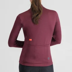 Maglia donna maniche lunghe Sportful Classic Thermal - Bordeaux