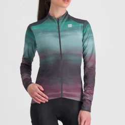 Maglia donna maniche lunghe Sportful Flow Supergiara - Verde
