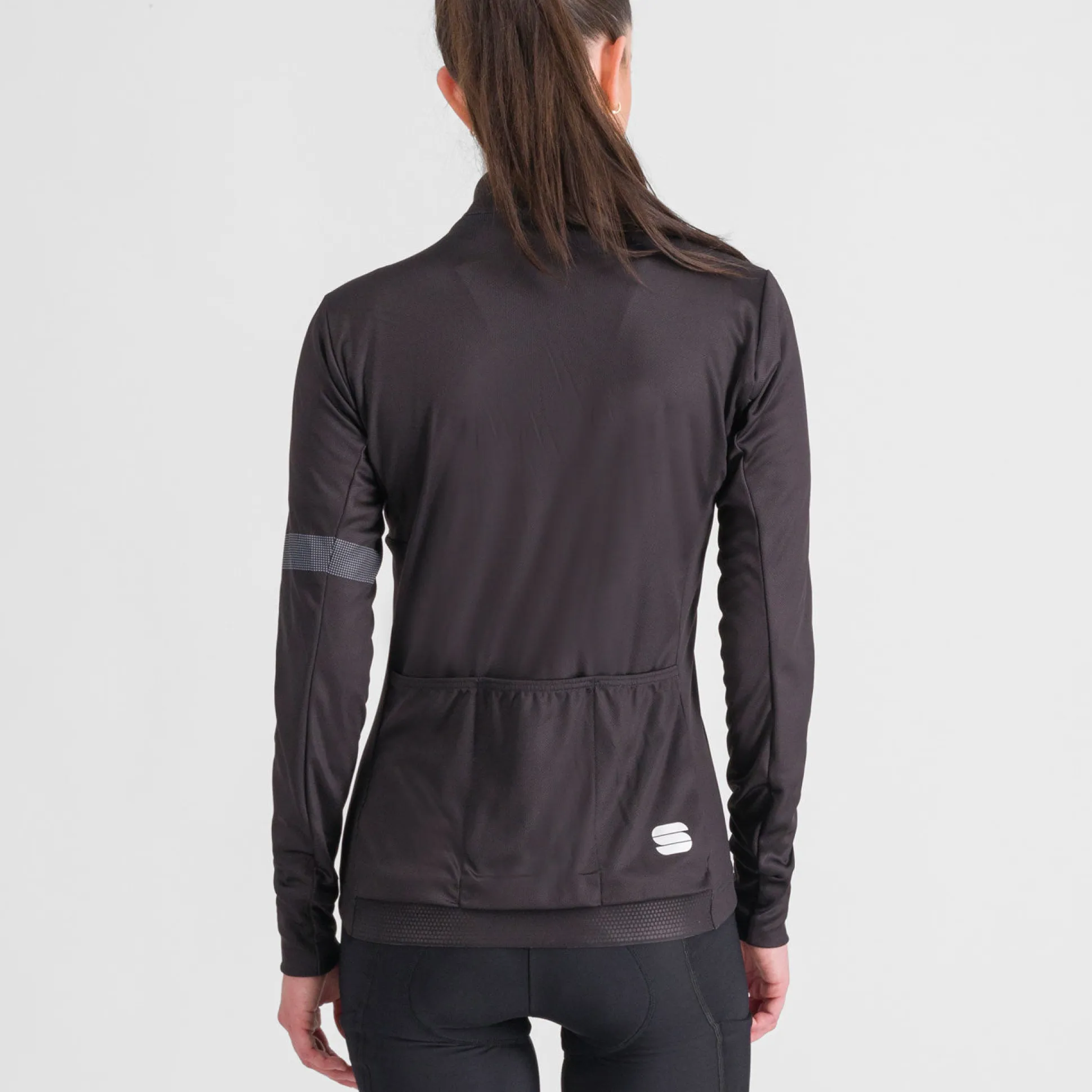 Maglia donna maniche lunghe Sportful Supergiara - Nero