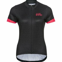 Maglia donna Odlo Essentials - Nero rosa