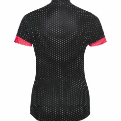 Maglia donna Odlo Essentials - Nero rosa