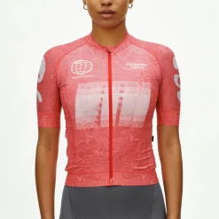 Maglia donna Pas Normal Studios Mechanism Logo AOP RTN - Rosso
