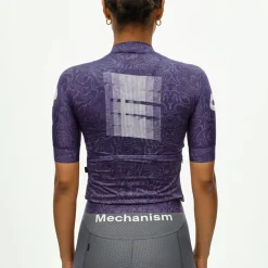 Maglia donna Pas Normal Studios Mechanism Logo AOP RTN - Viola