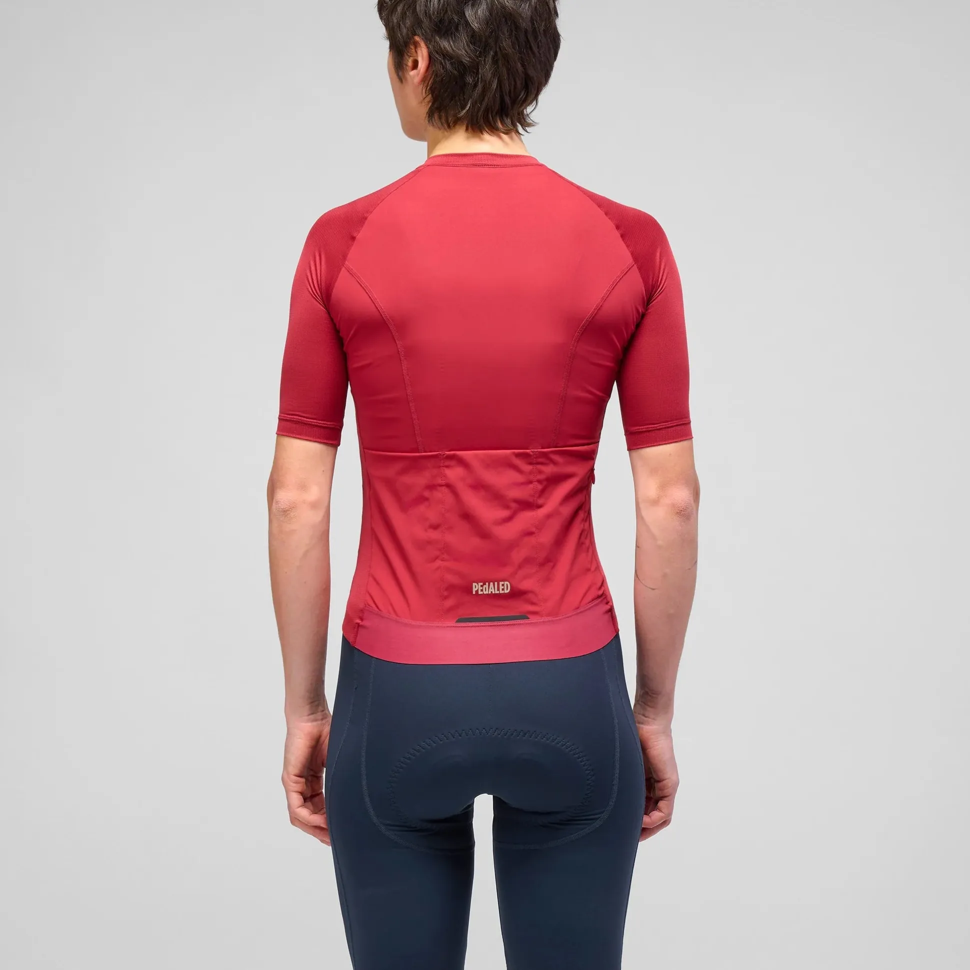Maglia donna Pedaled Element Mesh - Rosso