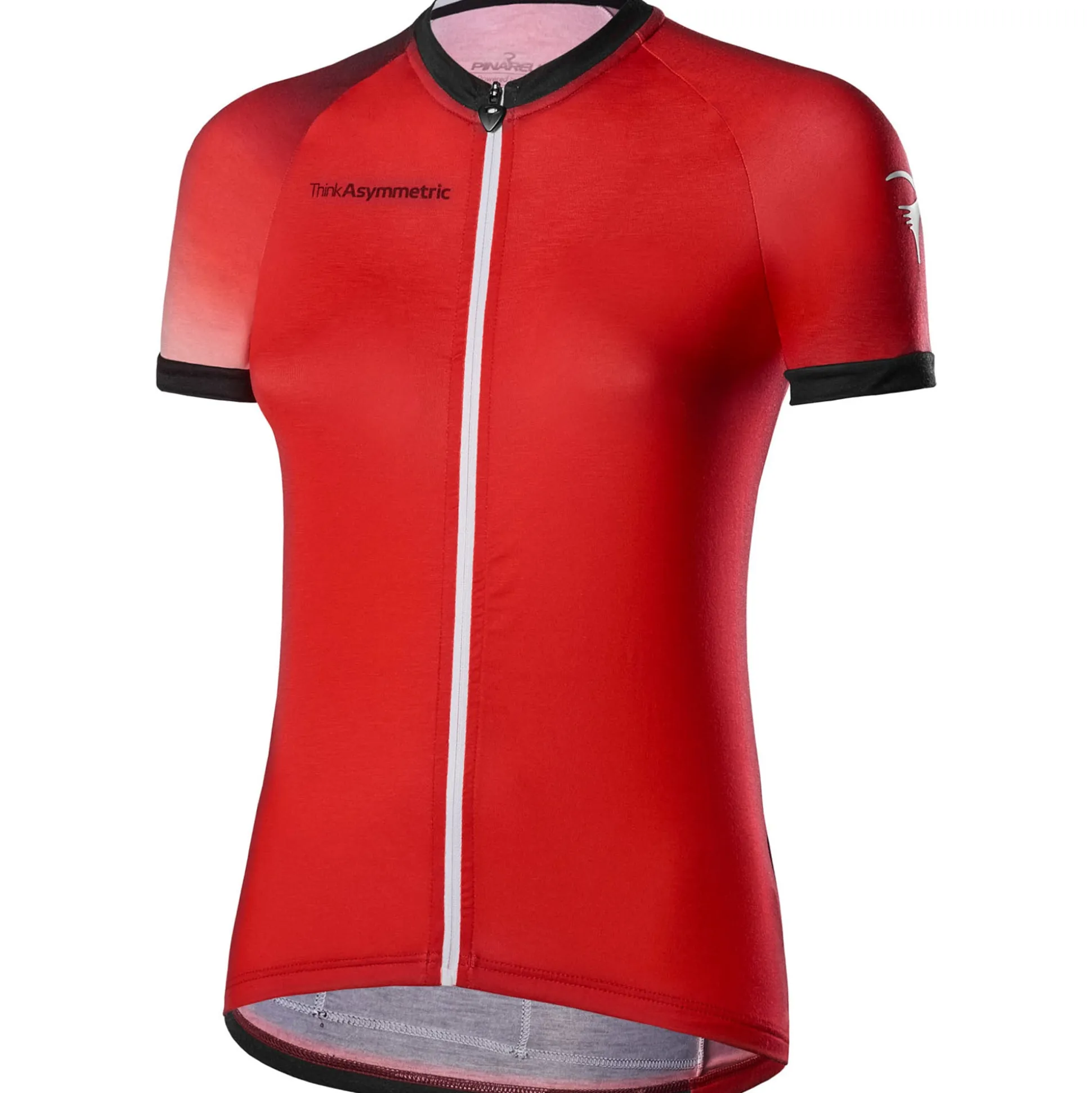 Maglia Donna Pinarello Fusion Think Asymmetric - Rosso