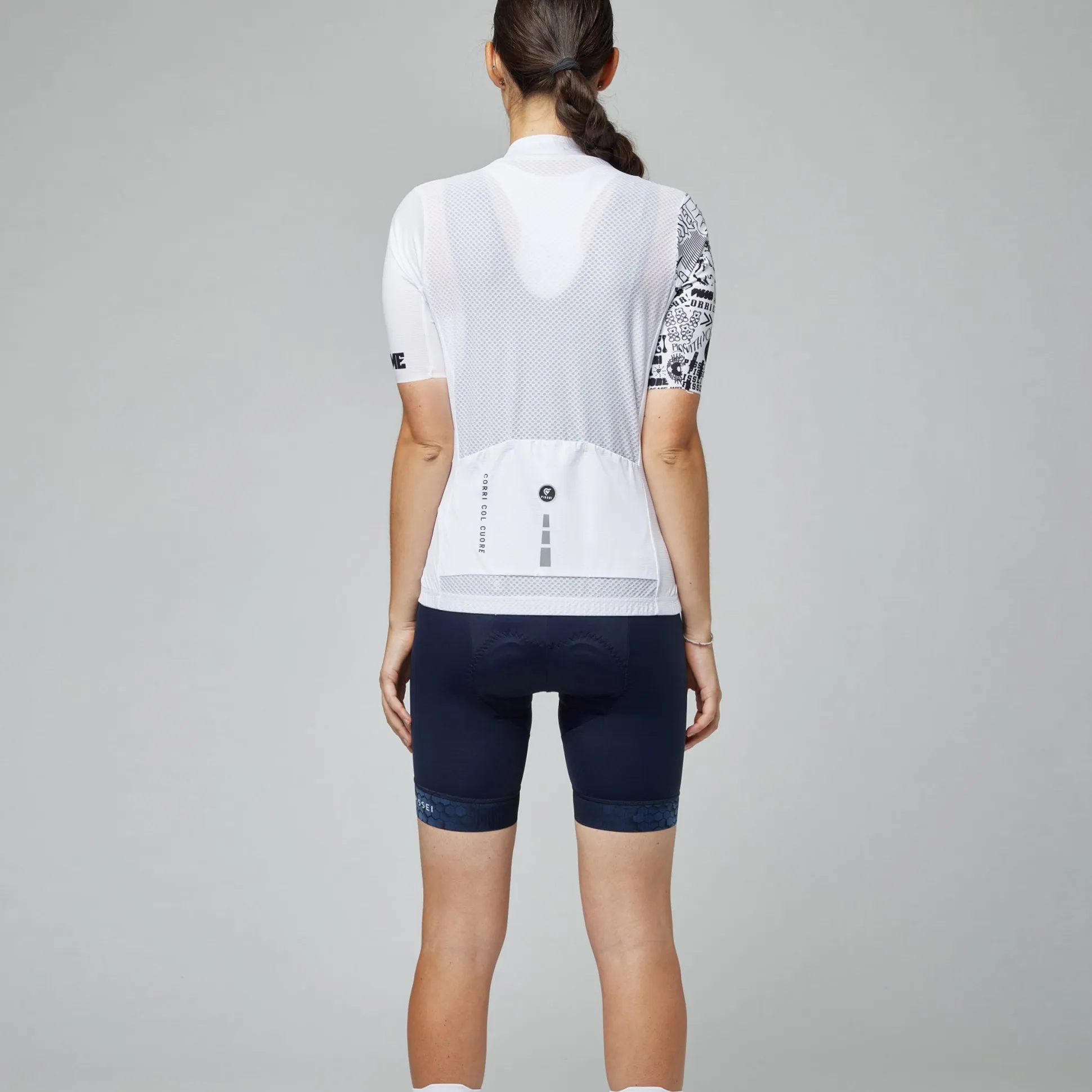 Maglia donna Pissei Prime - Bianco nero