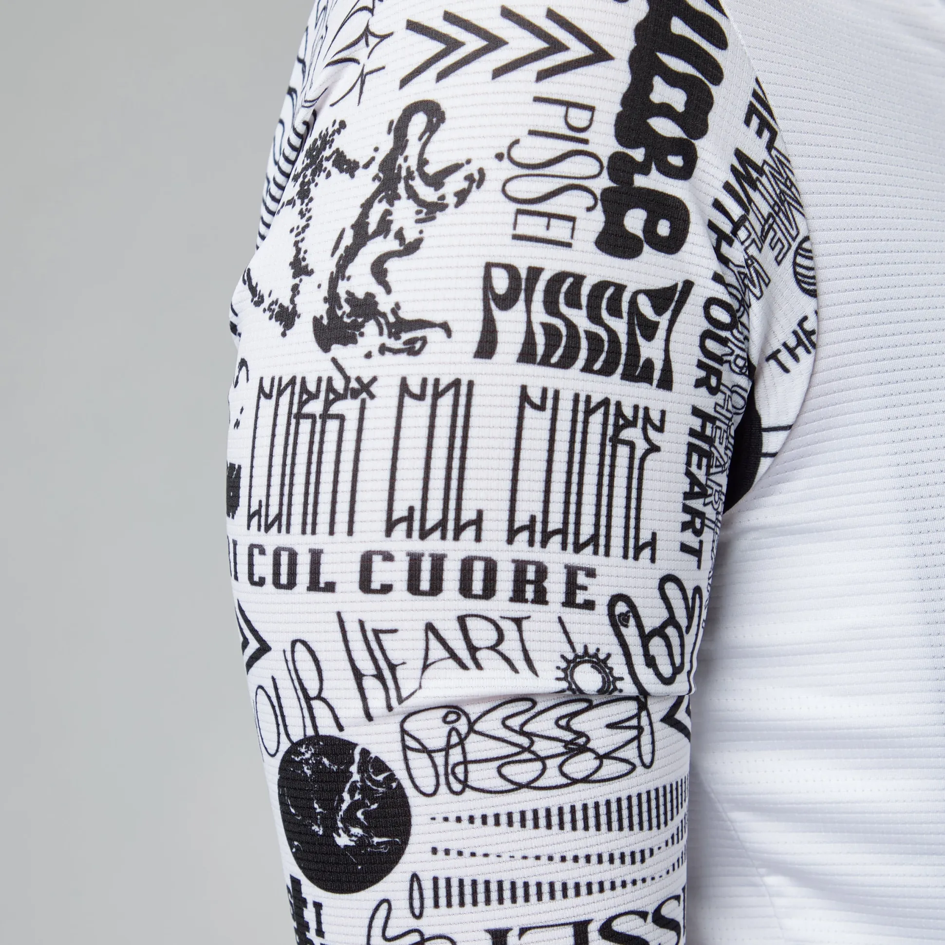 Maglia donna Pissei Prime - Bianco nero