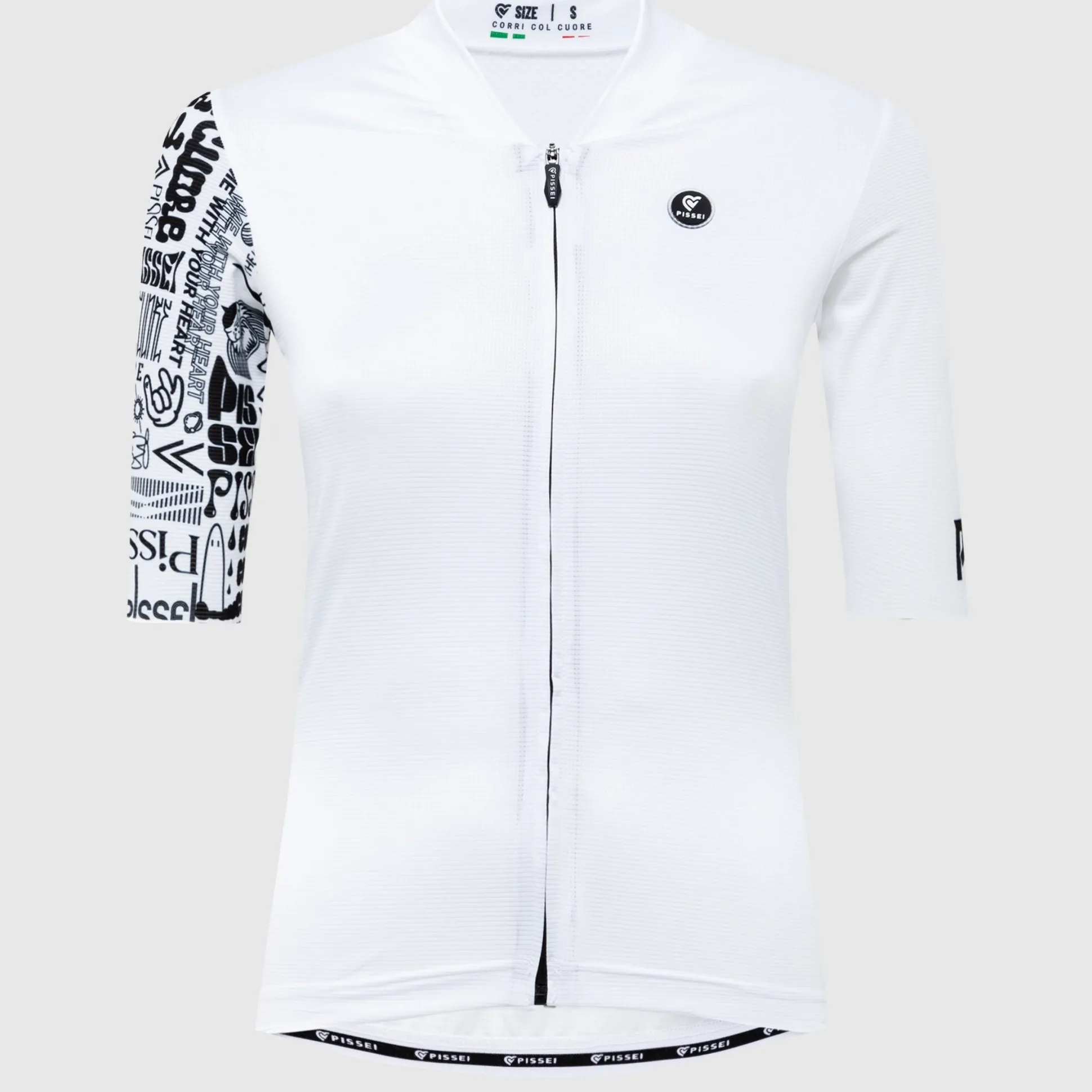 Maglia donna Pissei Prime - Bianco nero
