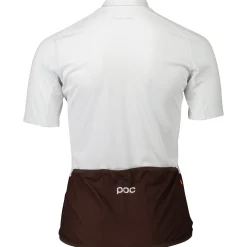 Maglia donna Poc Essential Road Logo - Bianco marrone