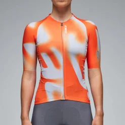Maglia donna Q36.5 Gregarius Pro Big Logo - Arancio