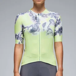 Maglia donna Q36.5 Gregarius Pro Weathermap - Verde
