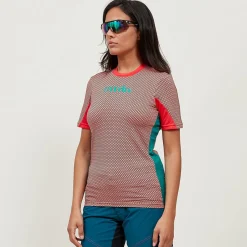 Maglia donna Rh+ MTB - Rosa