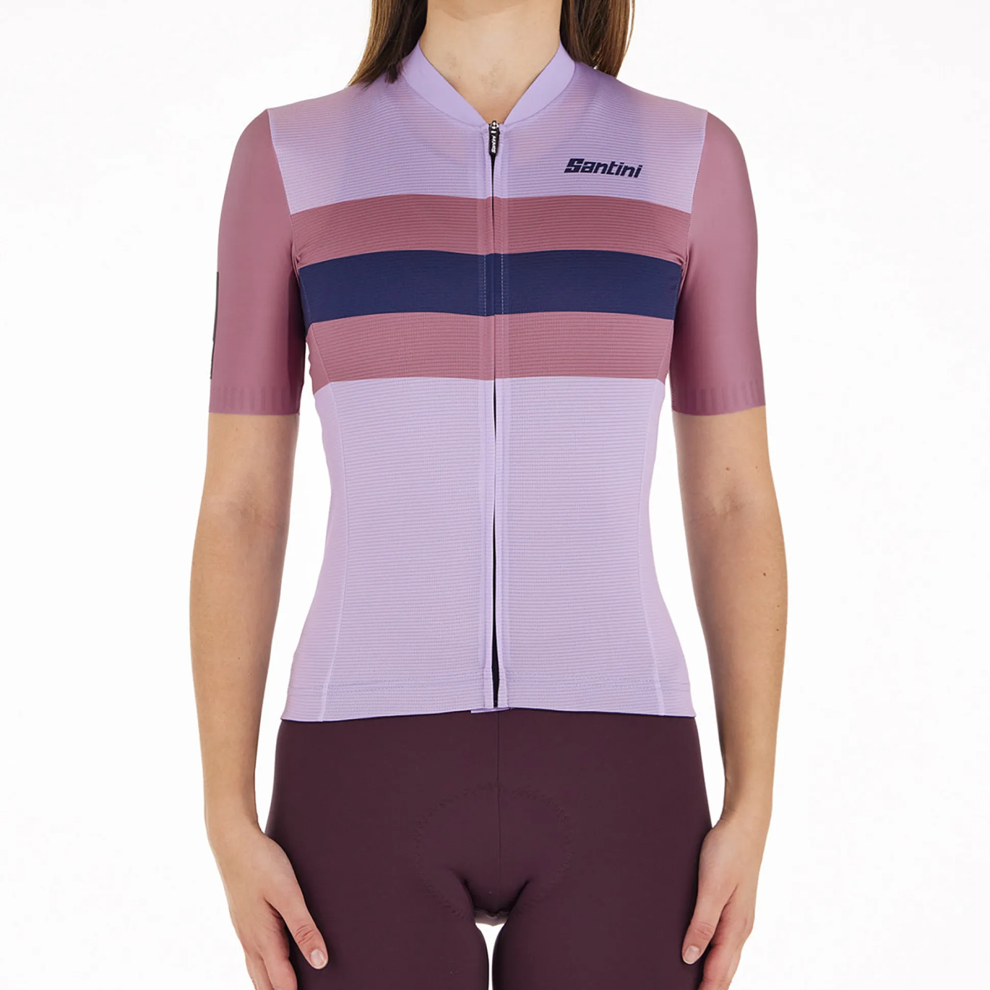 Maglia donna Santini Eco Sleek Bengal - Viola rosa