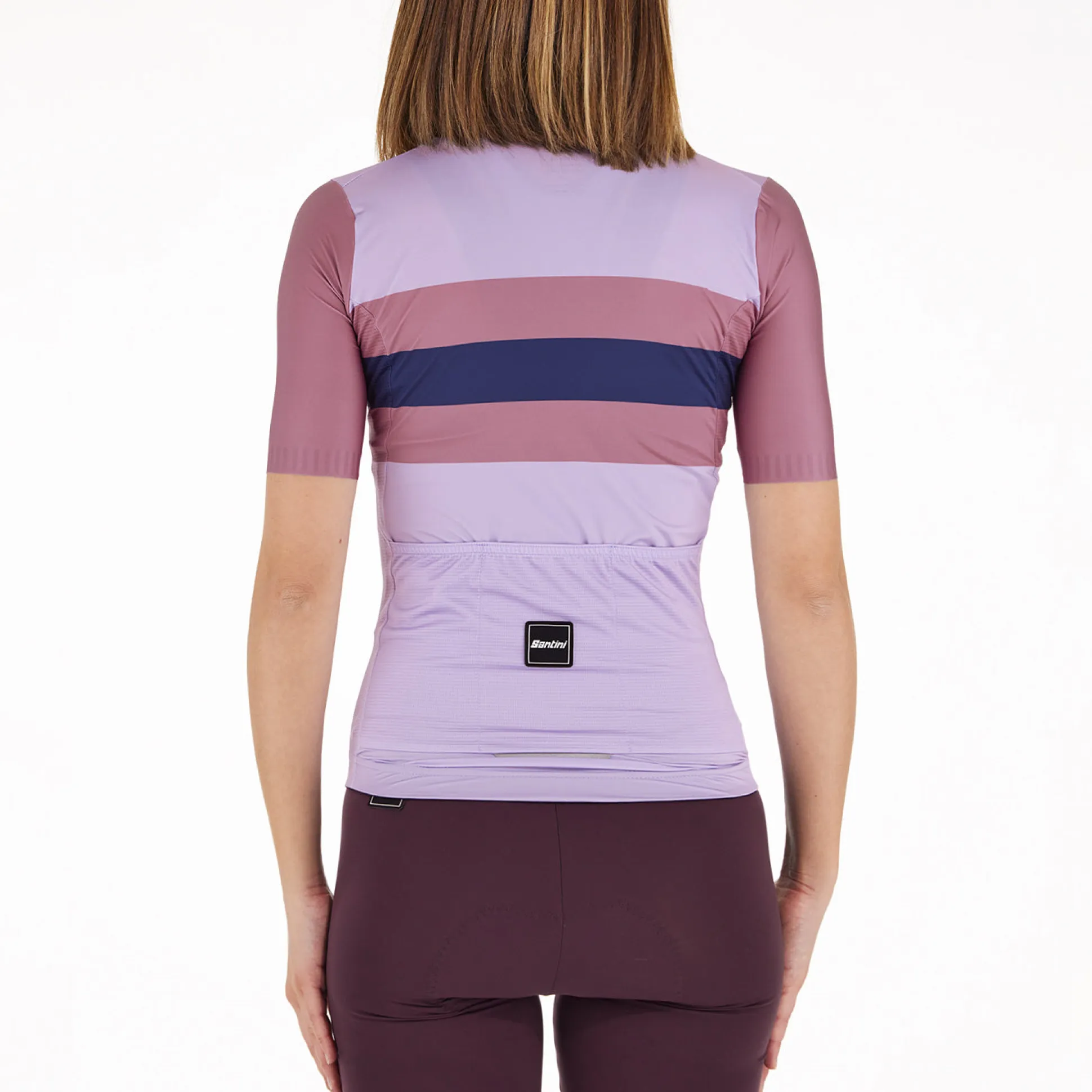 Maglia donna Santini Eco Sleek Bengal - Viola rosa
