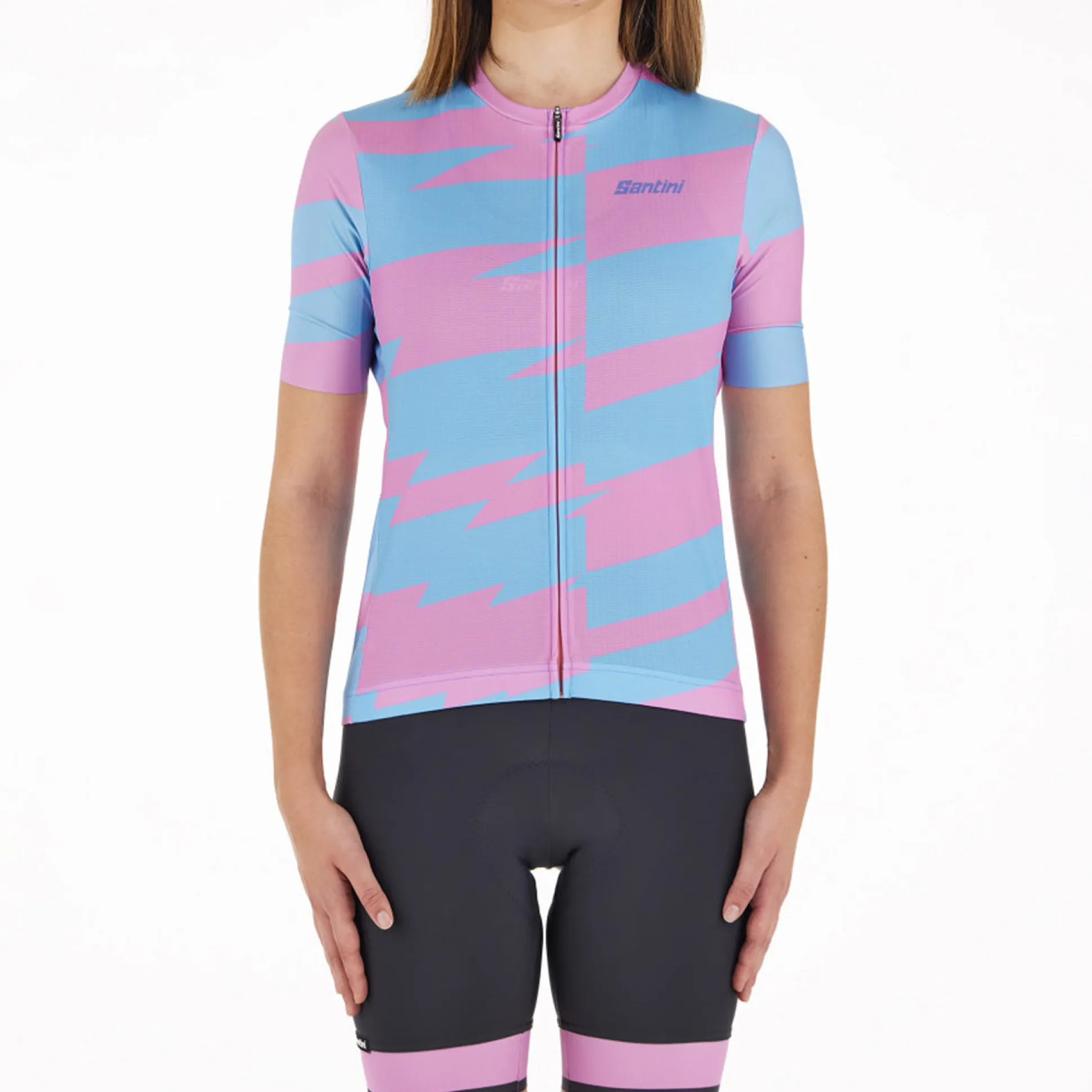 Maglia Donna Santini Furia Smart - Azzurro