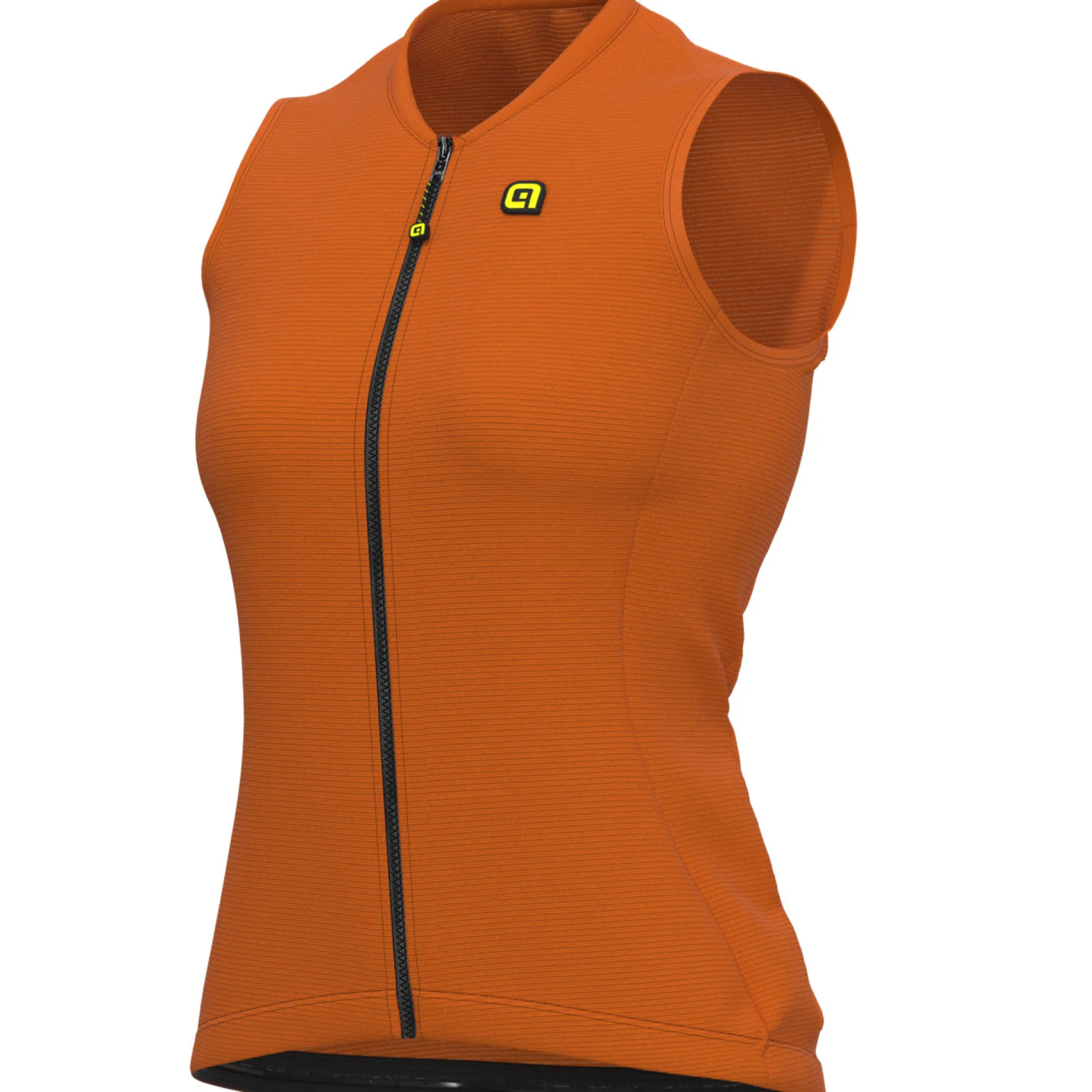 Maglia donna senza maniche Ale Solid Color Block - Arancio