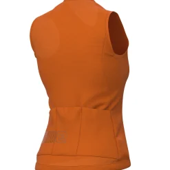 Maglia donna senza maniche Ale Solid Color Block - Arancio