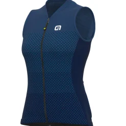 Maglia donna senza maniche Ale Solid Level - Blu