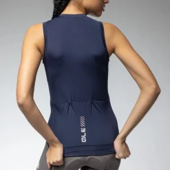 Maglia donna senza maniche Ale Pragma Color Block 2.0 - Blu