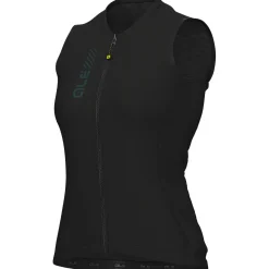 Maglia donna senza maniche Ale Pragma Color Block 2.0 - Nero