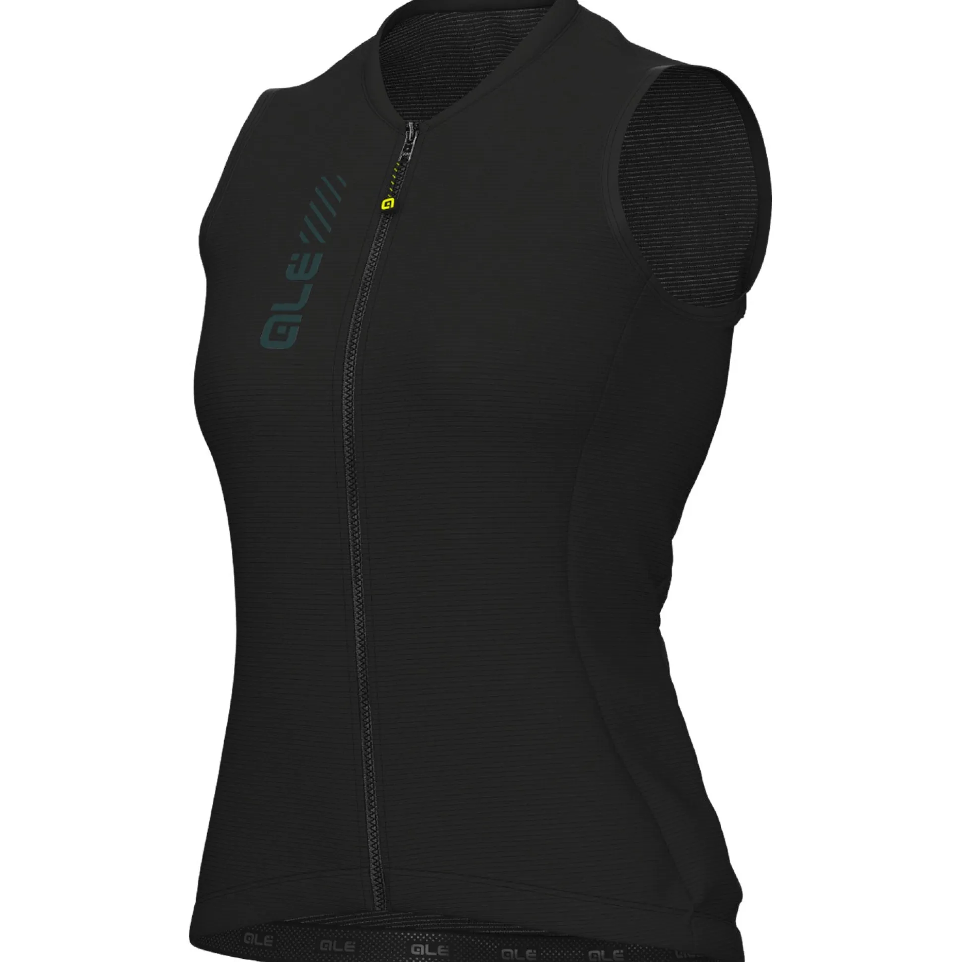 Maglia donna senza maniche Ale Pragma Color Block 2.0 - Nero